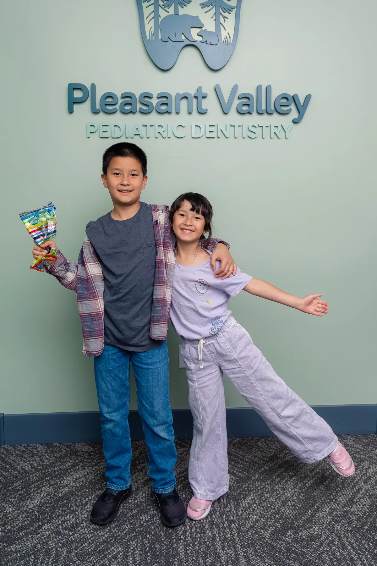 Private treatment room at Pleasant Valley Pediatric Dentistry